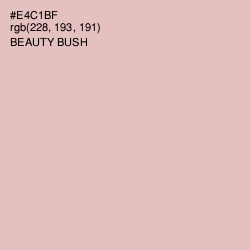 #E4C1BF - Beauty Bush Color Image